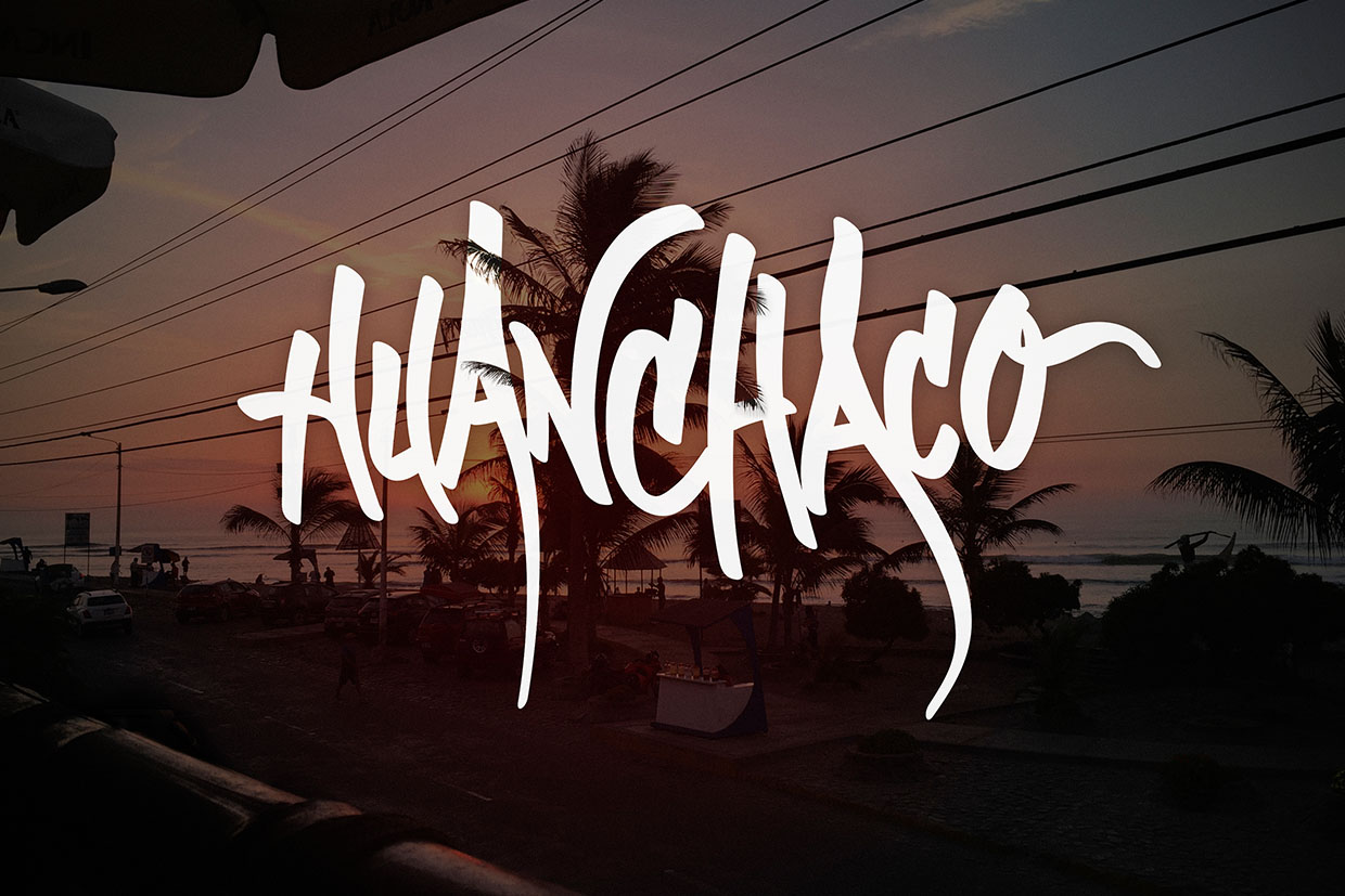 Handlettering Huanchaco - Peru
